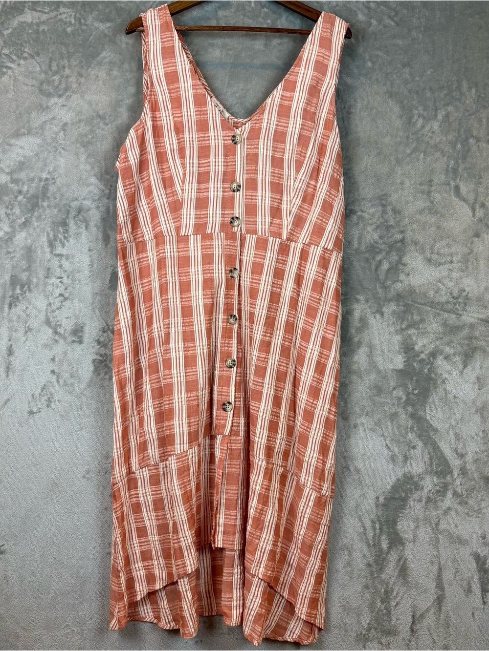 NWT Maurices Women’s Sleeveless Plaid V-Neck Sundress Sz XXL